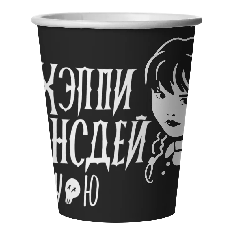 Стаканы (250 мл) Мрачная стори, 6 шт.