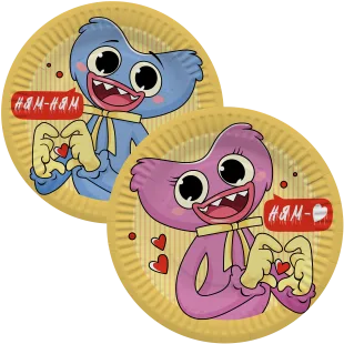 Тарелки (18 см) Зубакисси и Зубабасси, 6 шт.