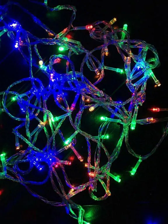 Светодиодная гирлянда 160L цвет мульти/ 9 м.