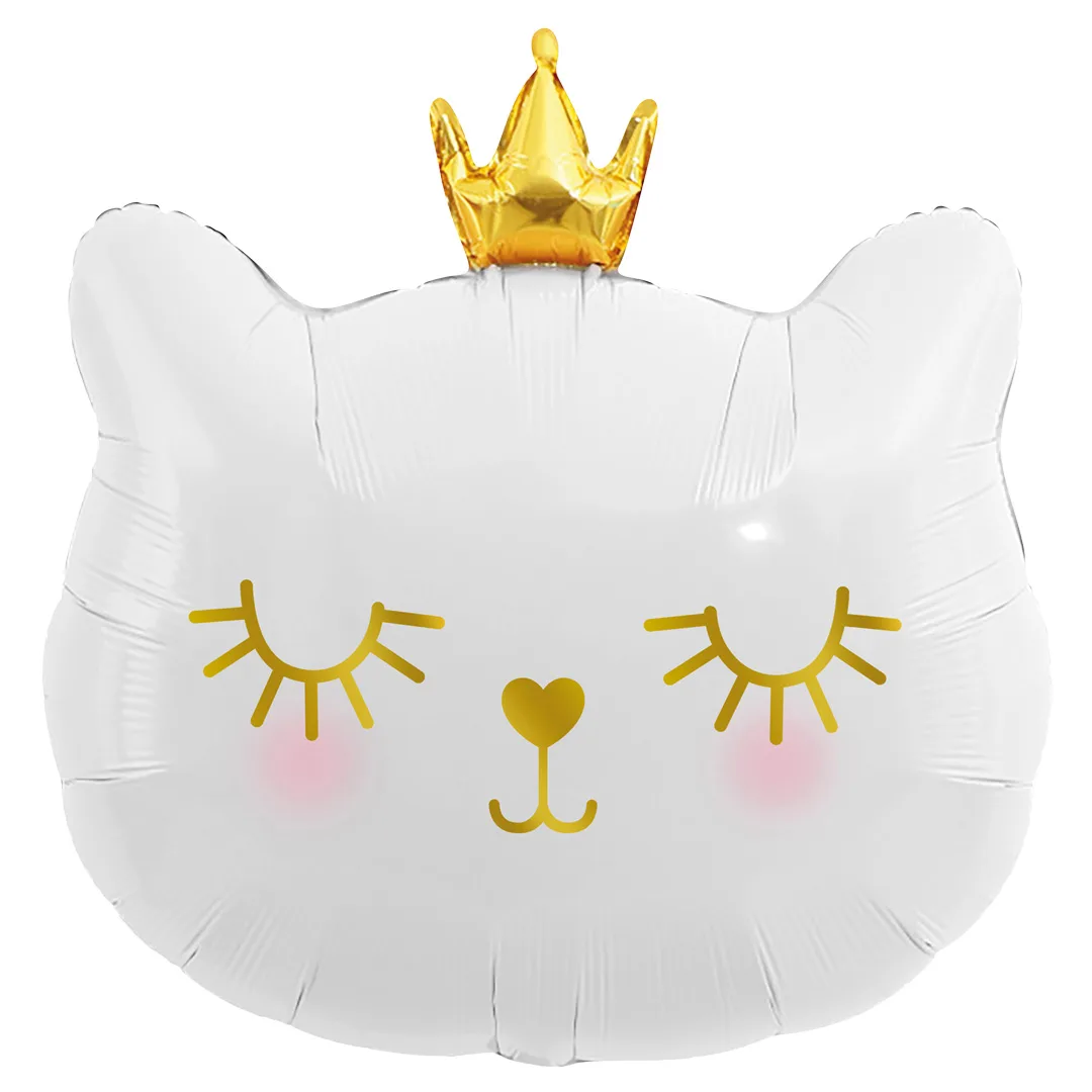 F 11"/28 см Котенок-принцесса белый , 1 шт.(Китай)