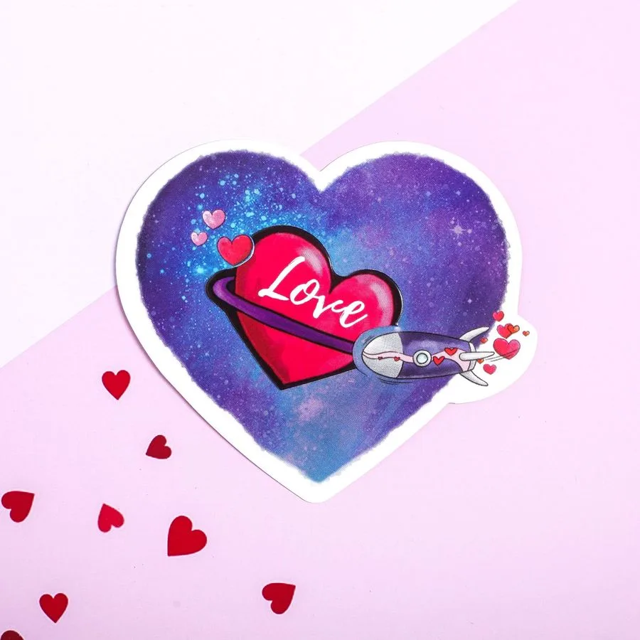 Валентинка 70*60 мм Ты просто космос!(20 шт.)