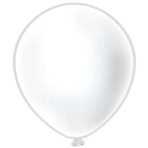 Б 24"/56см Пастель Белый/1 шт./ (Таиланд)