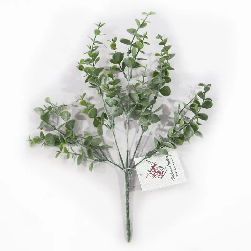 Эвкалипт искусственный, Зеленый 34 см / 1 шт.