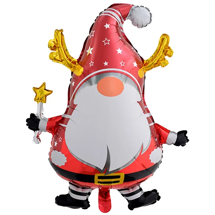 К 29"/73 см Гном красный с рогами/ 1 шт.(Китай)