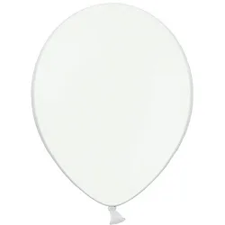 К 12"/30см Белый, Пастель, 100 шт. (Китай)