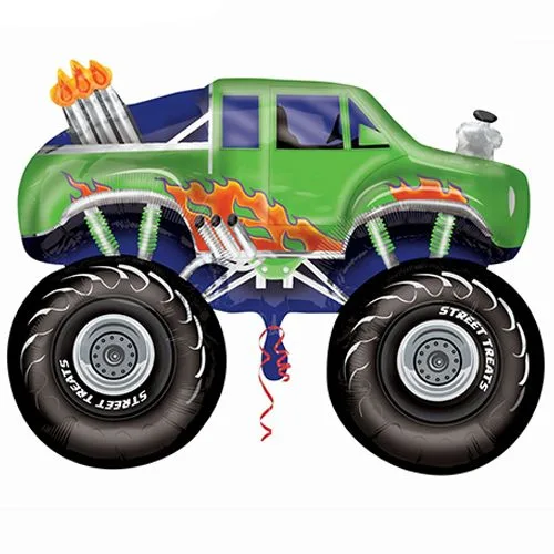 А 37"/84см Джип Монстр, Зеленый, 1 шт. (США)