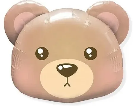 F 19"/48см. Голова, Милый мишка, 1 шт.(Китай)