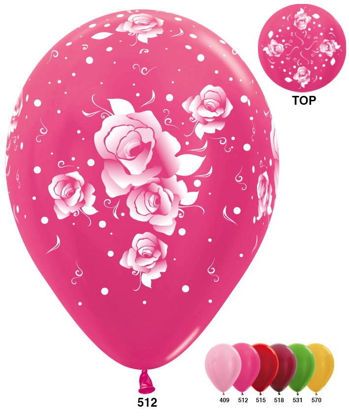 S 12 Розы, Ассорти Металлик/Roses / 100 шт. / (Колумбия)