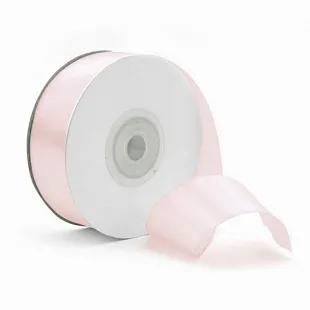 Лента Атлас Розовая пудра/ 25 мм * 22,85 м (Китай)
