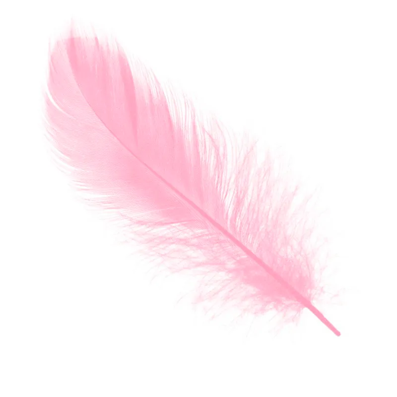 Перья Нежно-розовые, 14*17 см, 100 шт.