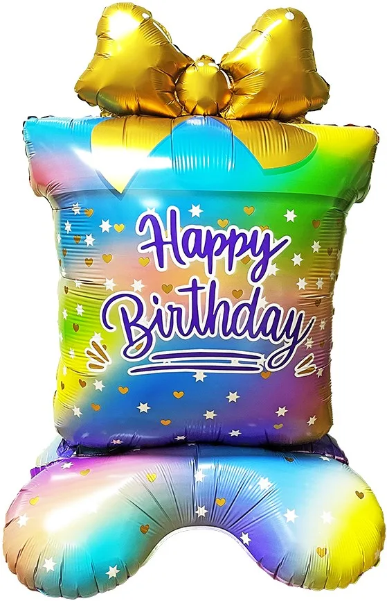 F 47"/119см Фигура на подставке, Подарок на День Рождения, Градиент, 1 шт. в упак. (Китай)