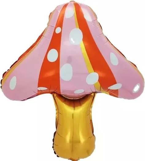 F 29''/74 см Гриб Мухомор, Розовый, 1 шт. (Китай)