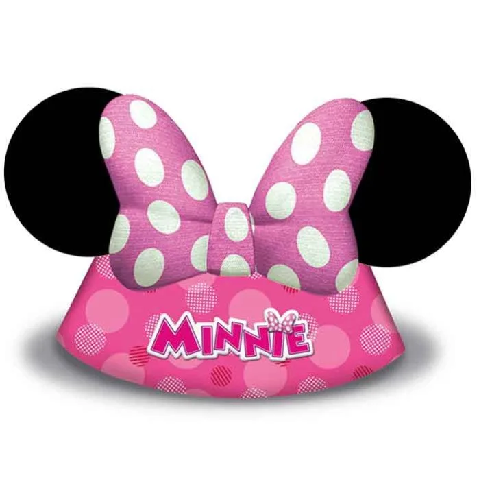 Колпаки "Стильная Минни" / набор 6 шт./