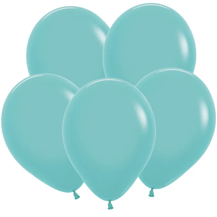 S 5"/13см Аквамарин, Пастель, 100 шт. (Колумбия)