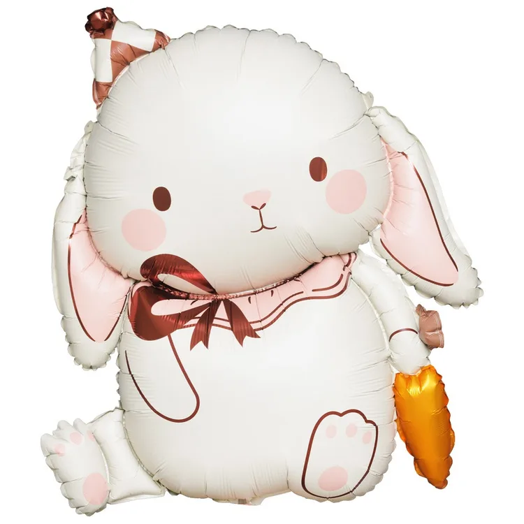 К 35"/90см Зайка в колпаке, 1 шт.(Китай)