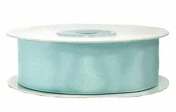 Лента Атлас Бирюзовый / 2.5 cм * 22,85 м (Китай)