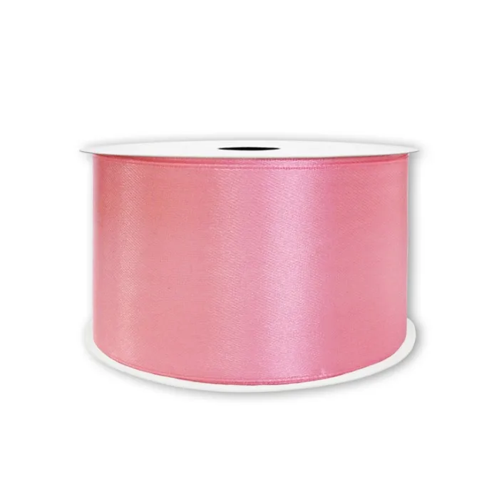 Лента Атлас Розовый пепельный / 25 мм * 22,85 м (Китай)