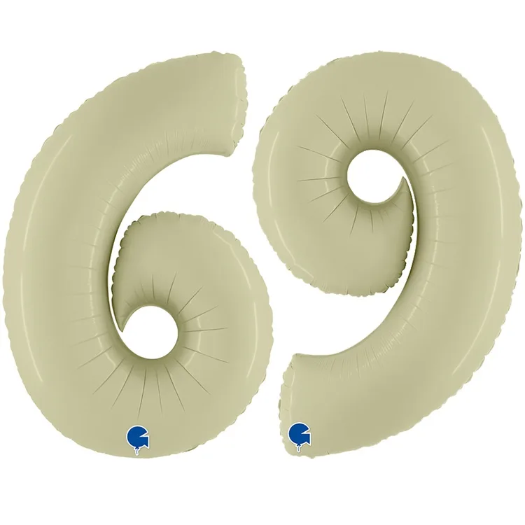 G 40"/102см Цифра "6/9" Olive Green/1 шт./(Италия)