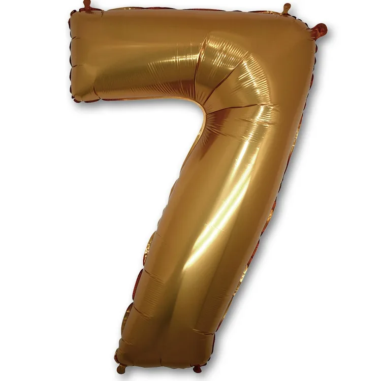 G 40"/102см Цифра "7" Золото /1 шт./(Италия)
