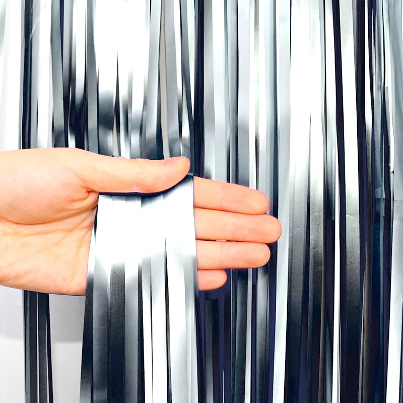 Занавес матовый "Дождик" Серебро 3 м*1 м / 1 шт. /