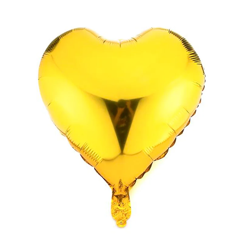 К 18" Сердце Золото/1 шт./(Китай)