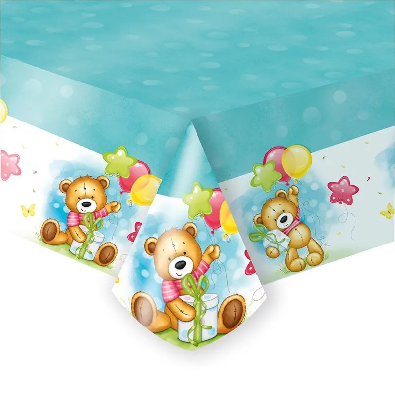 Скатерть "С Днем рождения" Милый Мишка  ( 1 шт.)/ Китай