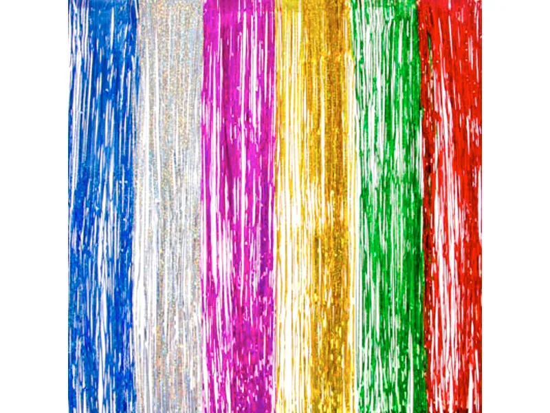 Дождик голография 1,5 м, цвета в ассортим./ Китай