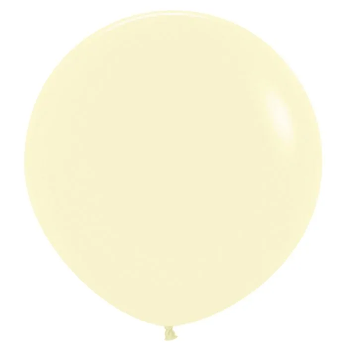 S 24" Нежно-желтый, Матовый, Пастель/1 шт./(Колумбия)
