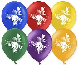 К 12"/30см Колокольчик, Ассорти, пастель, 2 ст./100 шт./ (Китай)