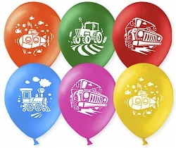 К 12"/30см Техника, Ассорти, Пастель, 2 ст, 50 шт. (Китай)