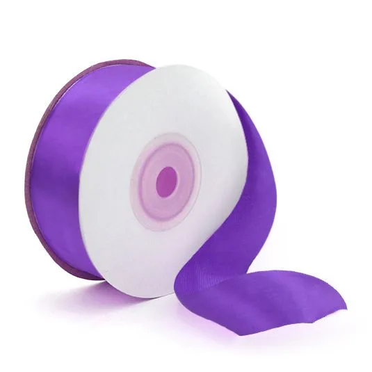 Лента Атлас Фиолетовый 1/ 7 мм * 22,85 м (Китай)