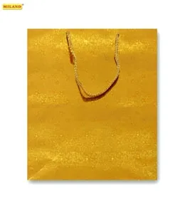 Пакет подарочный Золотые звезды-2 (L) 26 х 33 х 14