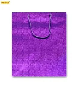 Пакет подарочный Фиолетовая вспышка  (L) 26 х 33 х 14