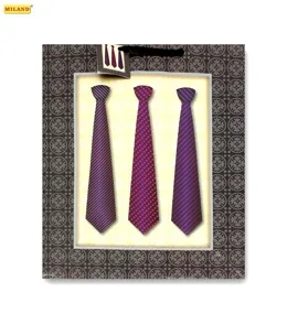 Пакет подарочный Три галстука (L) 26 х 33 х 14