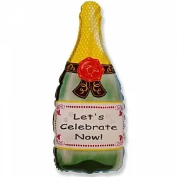 А 14"/36  Фигура Бутылка Шампанского /уп. 1 шт./  ANAGRAM
