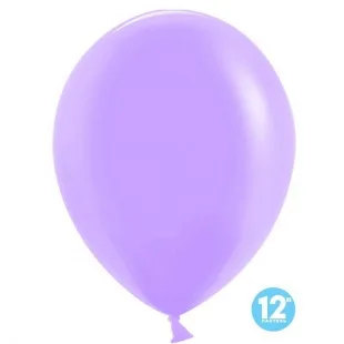 К 12"/30см Макарунс, Сиреневый туман, Пастель, 100 шт. (Китай)