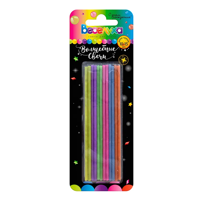 Свечи тортовые "Сияющие"  24 шт.