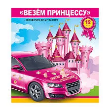 Набор декоративных магнитов "Везем принцессу!"