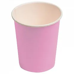 Стаканчики, Розовый, 180мл., 6 шт.