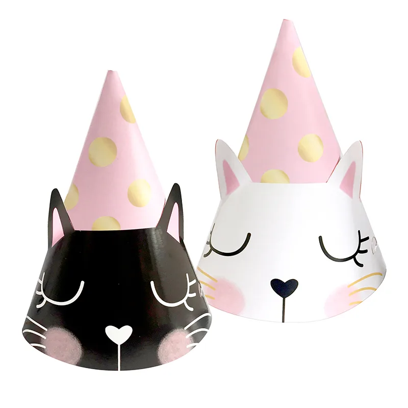 Колпаки с ушками "Кошка Мэри" 6 шт.