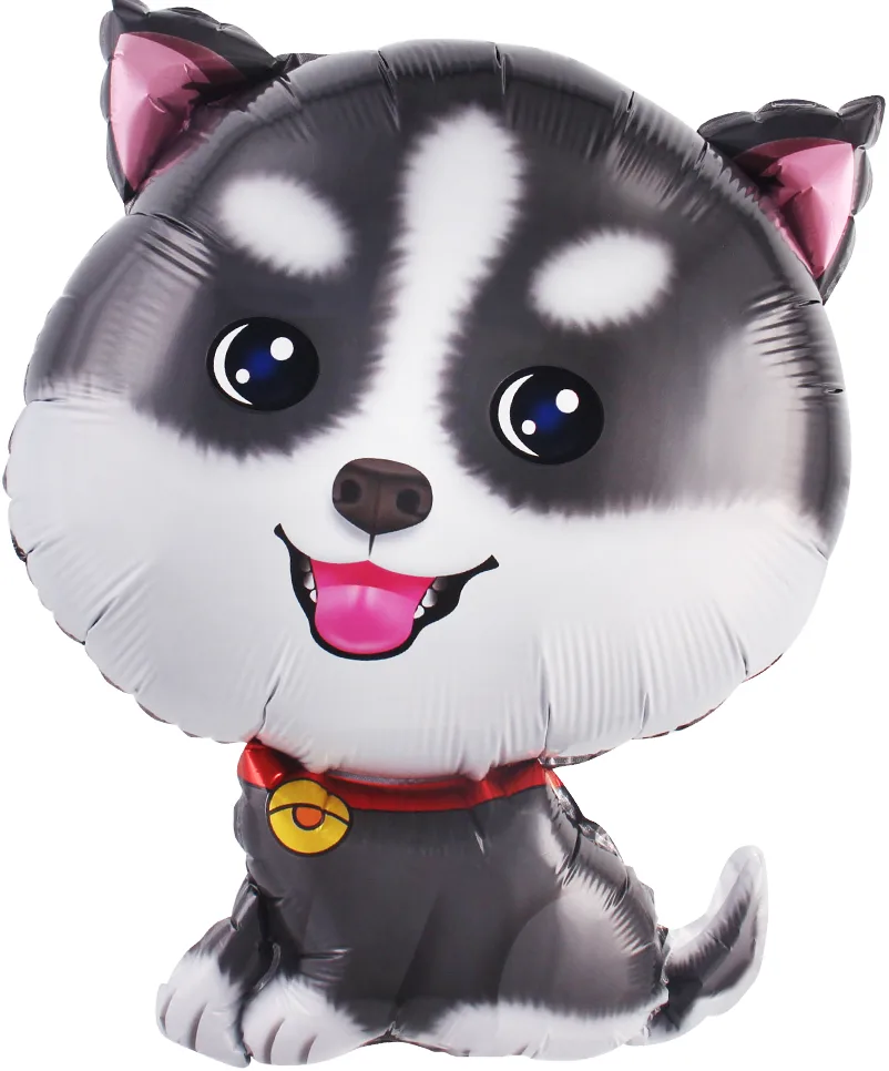 F 27"/69см Щенок Хаски, 1 шт. (Китай)