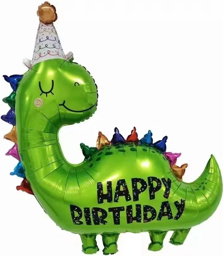 F 35''/89 см Динозаврик в колпачке, 1 шт. (Китай)