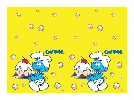 Скатерть "Смурфики" 133*138см