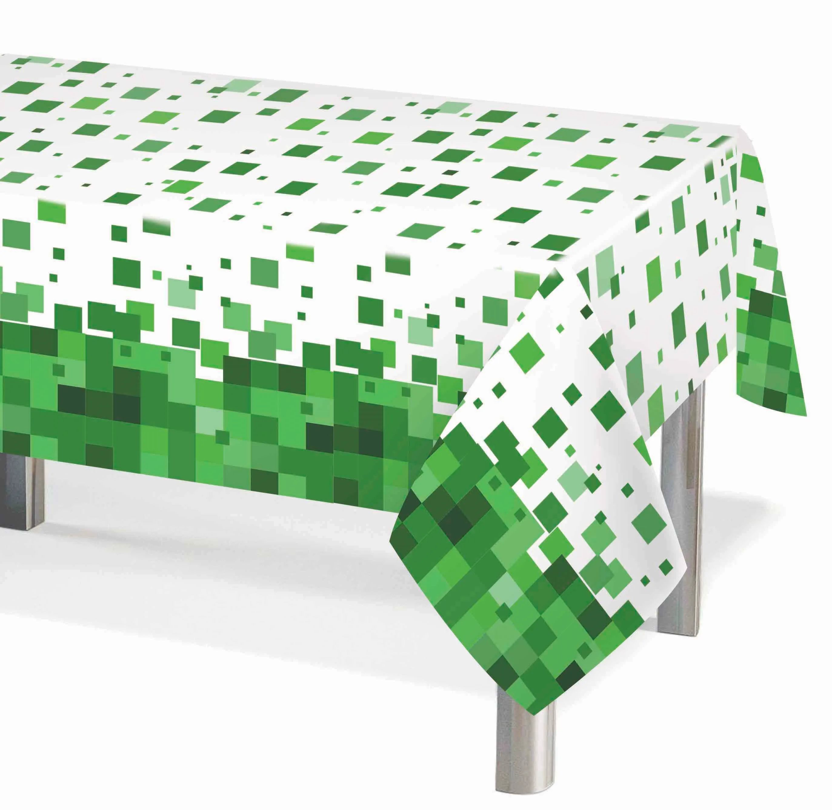 Скатерть (полиэтилен), Пиксели, 120*180 см, 1 шт.