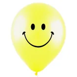 Т 12" Смайл  Желтый Пастель / уп. 100 шт. / Турция