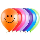 Т 12" Смайл  Ассорти Пастель / уп. 100 шт. / Турция