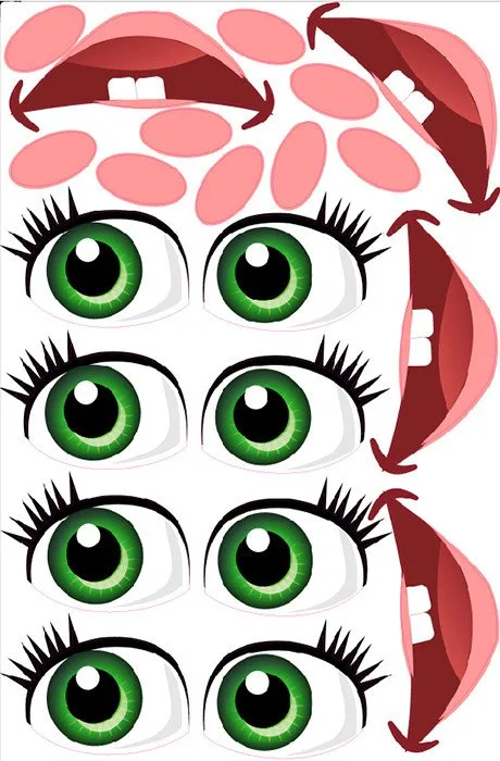 Наклейки "Машенька" / 4 компл. на листе / (Россия)