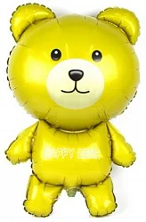 F 36"/91см  Мишка, Желтый, 1шт. (Китай)