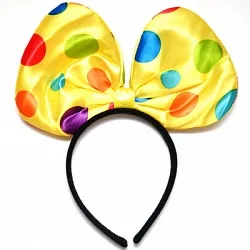 Ободок с бантиком "Клоун"