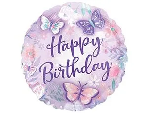 А 18"/46см НВ Бабочки Нежные/1 шт./ (США)